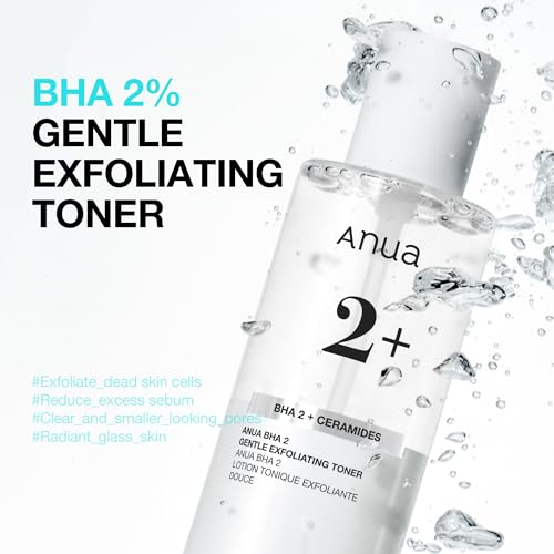 ANUA BHA 2% Gentle Exfoliating Toner, Mild Facial Exfoliant, Salicylic Acid for Pores and Sebum, Teatree Extract, Hyaluronic Acid, Ceramides (150ml / 5.07 fl.oz.) - Image 4