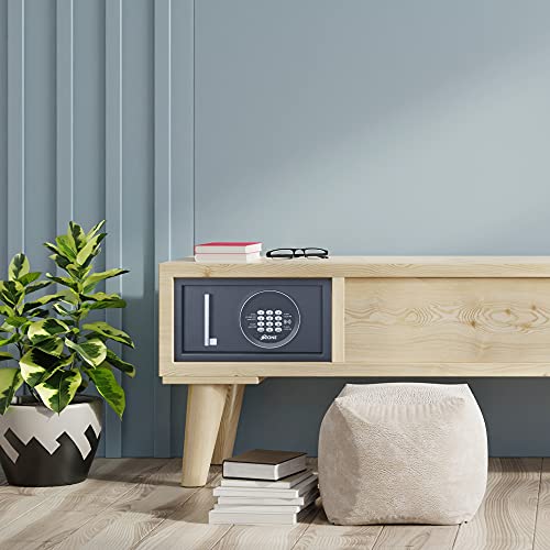 "Secure Possessions at Home with Ozone Jade Black Locker: Electronic Protection with Dual PIN Access and 2-Year Warranty!"