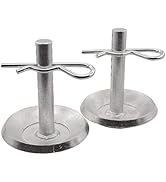 69212 Snow Plow Skid Shoe Blade Protector Replacement Heavy-Duty Skids Shoes with Round Shaft and...