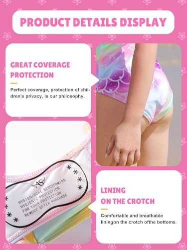 Image of Angel season Girls Swimsuits Kids Bathing Suit One Piece Swimwear with UPF 50+ Cute