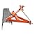 ALMULOO 60 in Landscape Rake, 3 Point Hitch Tow-Behind Rake with 360° Rotation, Category 1 Tractor Attachment for Farm, Garden, Brush Clearing, Arena Raking (2 Packages)