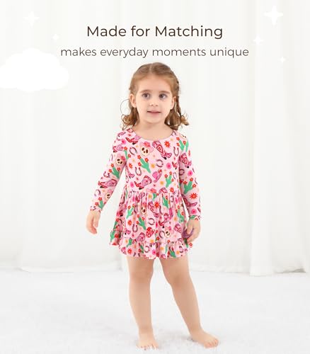 Baby Girl Clothes Newborn Romper Dress Long Sleeve Infant Summer Outfits Jumpsuit Bodysuit,Viscose Made from Bamboo3