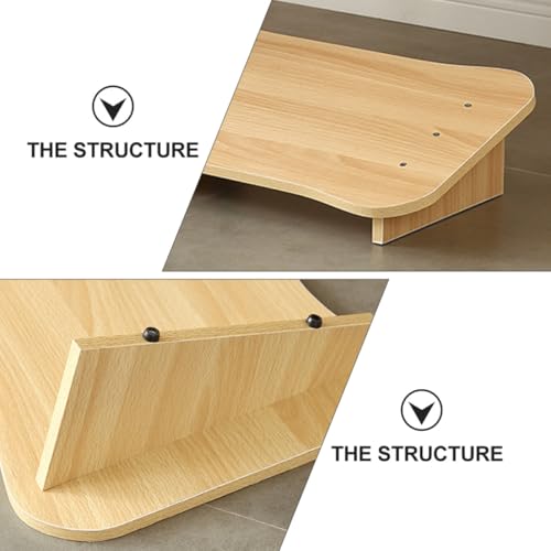 Repose-pieds en bois pour bureau et maison confortable - 8