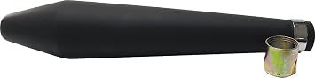 EMGO Black Cafe Muffler 19&Prime, Long 80-84033