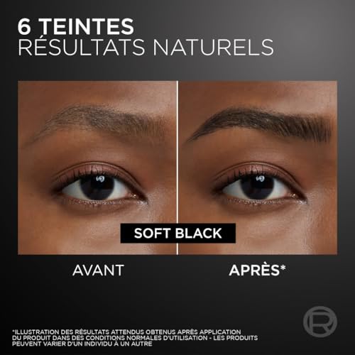 L’Oréal Paris - Feutre à Sourcils - Tenue Jusqu’à 2 Jours - Fini Naturel - Waterproof - Infaillible Faux Brow - Teinte : SOFT BLACK