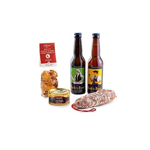 BOX APÉRO BIÈRES ET SAUCISSON BASQUE