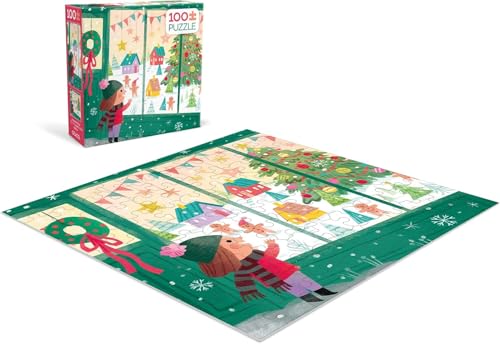 Ceaco - Holiday Window Shopping - Rompecabezas de 100 piezas para niños de 6 a 8 años | Licencia oficial, fabricado en EE.UU., tablero reciclado, tamaño terminado 11 x 15 pulgadas miniatura 4
