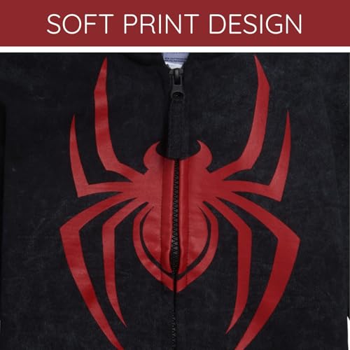 Image of Marvel Spider-Man Matching Family Cosplay Fleece Zip-Up Hoodie