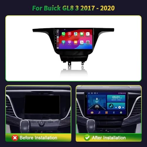 Autoradio Android 10 pouces résout vos problèmes de navigation sur Buick GL8 2017-2020