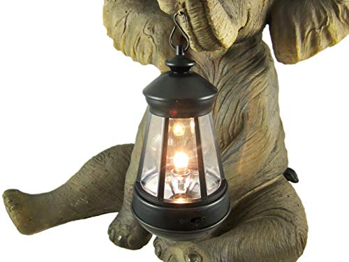 Cute African Elephant Porch / Garden Statue W/ Lantern By Things2Die4 #TOP5