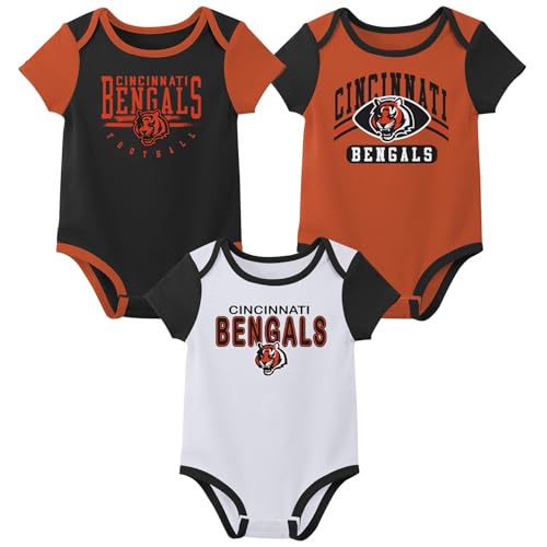 Image of Outerstuff NFL Teams Newborn Baby and Infant Short Sleeve Bodysuit Variety 3-Pack (0-18m)