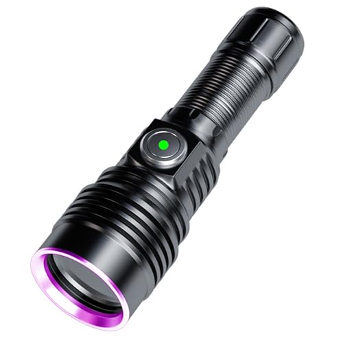 Lampe torche UV 365 nm puissante pour identifier bijoux et billets banque