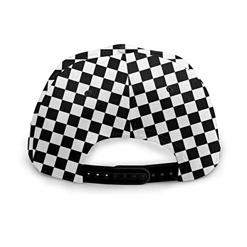 Toluyoqu Baseball Cap Checker Board Adjustable Low Profile Washed Dad Hat For Men Women #TOP4