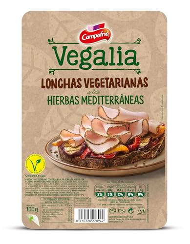 Vegalia - Lonchas vegetarianas a las hierbas mediterráneas, 100g