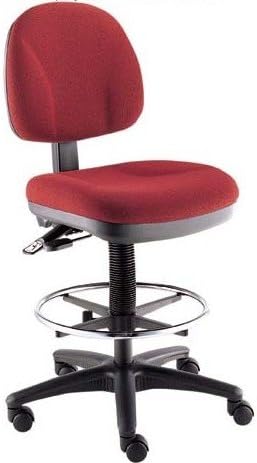 BC45 Burgundy Fabric Multi-Function Drafting Bar Counter Stools Chairs