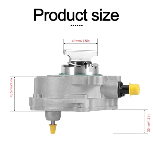 Bomba de Vacío para Frenos AULINK AUVPN114 para BMW X5 545i 550i 650i (Motor 4.4L 4.8L 6.0L V8 V12) | Compatible con BMW 645ci 745i 745Li 750i 750Li 760i 760Li E53 E60 E65 E66 E70 miniatura 3