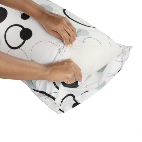 Image of Wakefit 100% Cotton Pillow Cover Set of 2 | 200 TC Soft & Breathable Pillow Cases | Standard Size 18 x 27 Inch | Skin Friendly, Durable & Gentle Machine Washable | Bubbles