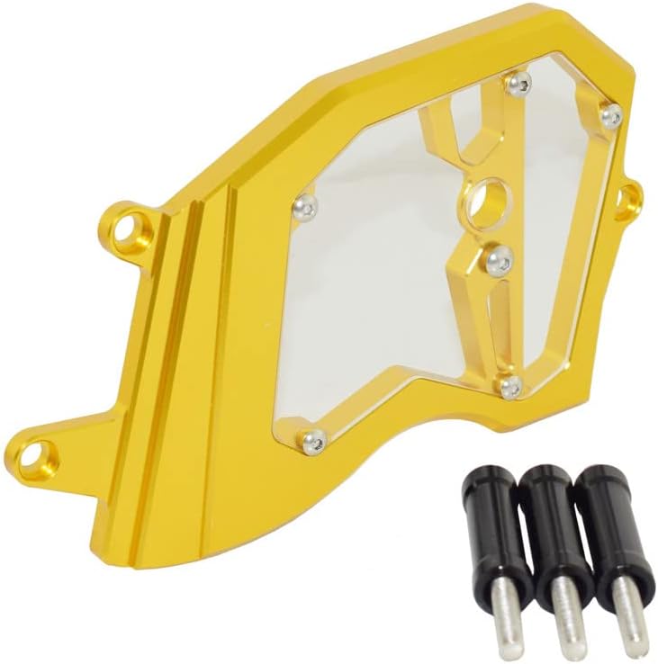 Front Sprocket Chain Guard Cover Left Side Engine For Kawasaki Ninja ZX-6R ZX-636 ZX6R ZX636 2009 2010 2011 2012 2013 2014 2015 2016 2017 2018 2019 2020 2021 (Black)