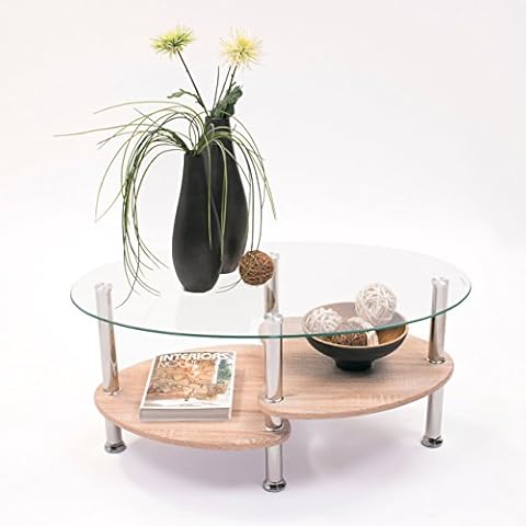 Mesa de Centro Ainara de Homely con Revistero Cover