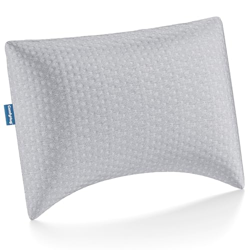 Sleeping Pillow, Shredded Memory Foam Adjustable Soft Pillow for ...