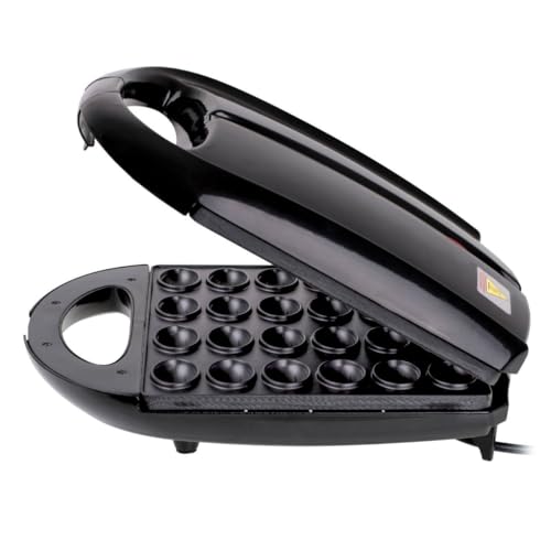 Peanut machine 1600W, cookie maker, non-stick coating, baking 24 halves at the same time, overheat protection, sweet and salty nuts, vertical storage black - Image 4