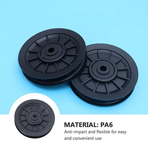 Vosarea 4 Pcs Rodas de Polia de Rolamento Universal para MÃ¡quina de Cabo Parte de Equipamentos de G