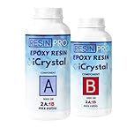 Resin Pro® RESINA EPOSSIDICA ICRYSTAL 1.5 KG: Ideale per la creazione di gioielli, River Table e Creazioni Artistiche - Trasparente - Certificata Atossica - Assistenza in Italiano – 100% Made in Italy