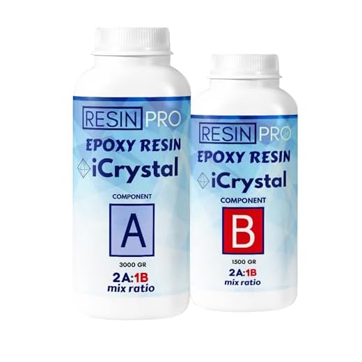 RESINA EPOSSIDICA ICRYSTAL – 1.5 KG: Ideale per la creazione di gioielli, River Table e Creazioni Artistiche - Trasparente - Certificata Atossica - Assistenza Tecnica in Italiano – 100% Made in Italy