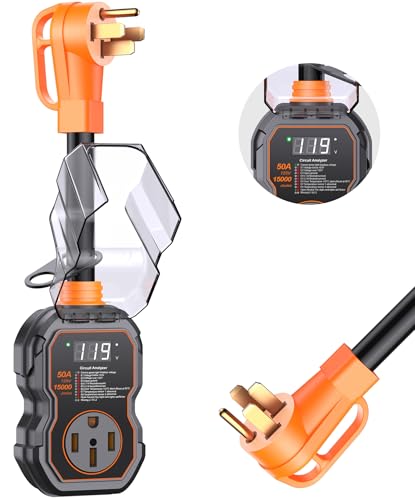 GEARGO RV Surge Protectors 50 Amp with Smart LED Display, 15000 Joules...