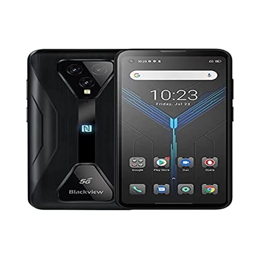 5G Juego Móviles Resistentes Blackview BL5000, Dimensity 700 8GB+128GB, IP68 Móvil Antigolpes Android 11, 6.36" FHD+, 4980mAh Batería, Sistema Juego Profesional, Cámara Ultra Ancha 125 °, NFC Negro