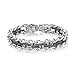 Men's Stainless Steel Railroad Bracelet