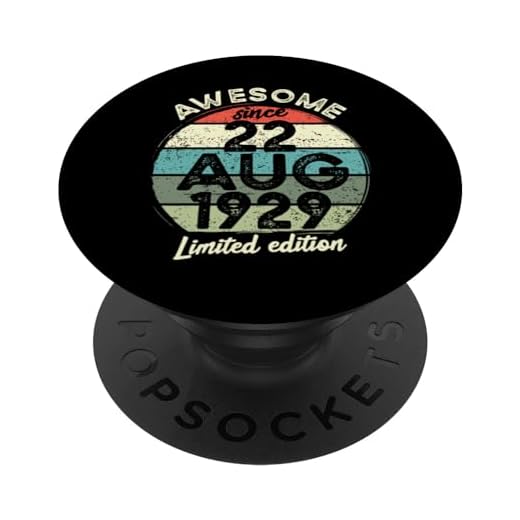 22 agosto 1929 95 cumpleaños 95 años [year] Cumpleaños PopSockets PopGrip Intercambiable