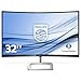 Produktbild Philips Monitors 328E9FJAB/00 80 cm (31 5 Zoll) Curved Monitor (VGA HDMI DisplayPort WQHD 5ms Reaktionszeit 2560 x 1440 60Hz schwarz/silber