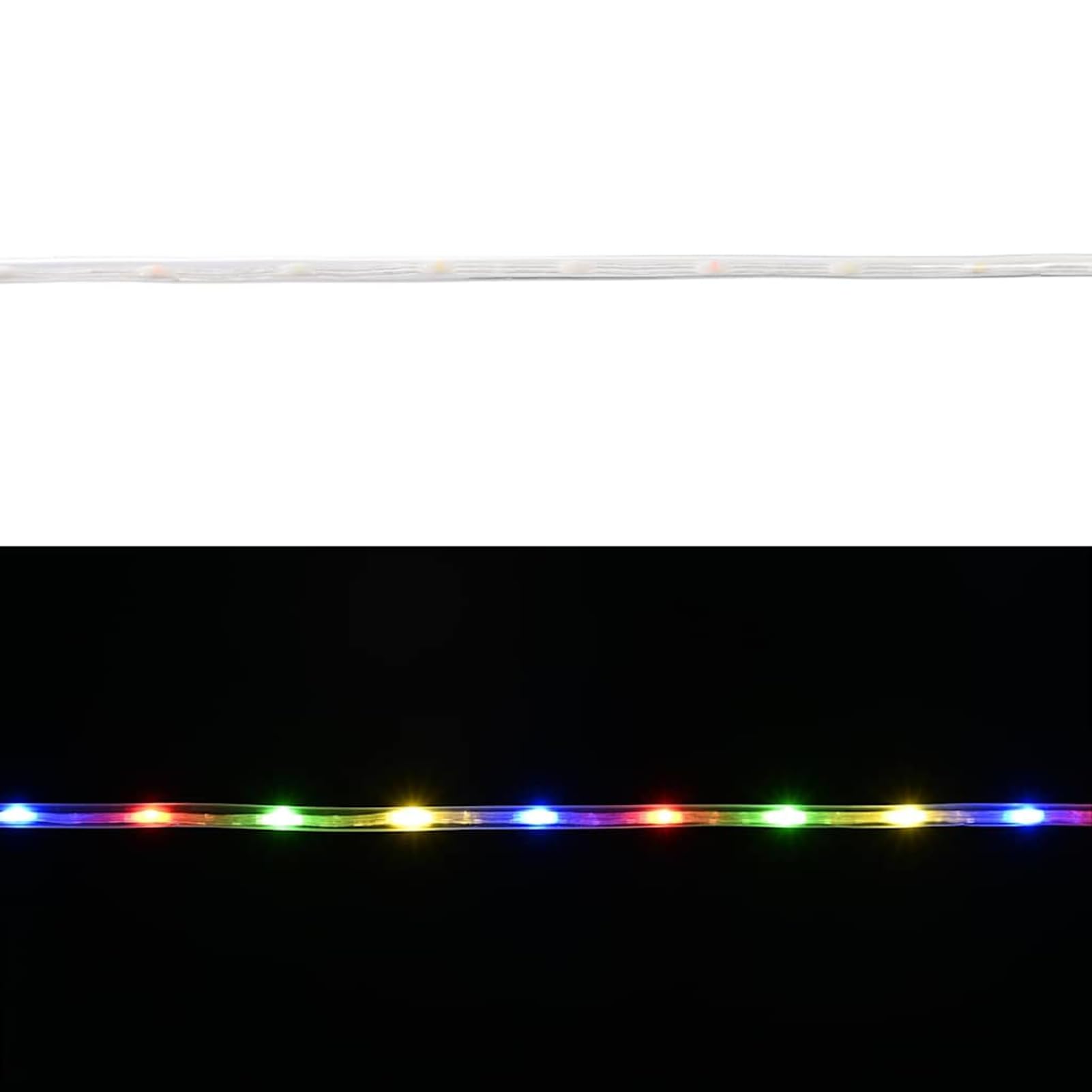Homgoday Festbeleuchtung Lichterschlauch Deko - Mehrfarbig, PVC & Kupfer, für Innen & Außen Model42018928