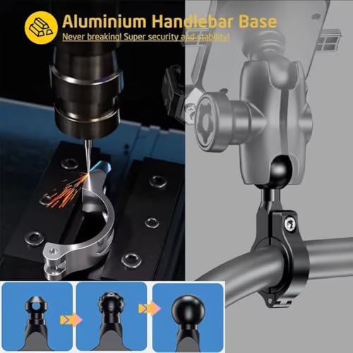 Mise à niveau du support de téléphone pour vélo et moto en aluminium robuste