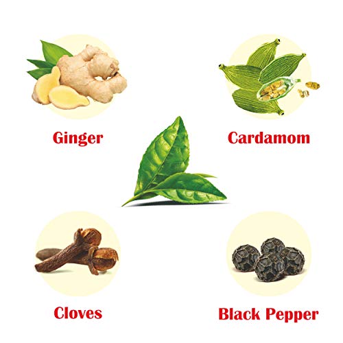 Image of Sugandh Masala Tea | 200G | Pack of 1| Made with Real Spices - Ginger, Cardamom, Cloves, Black Pepper | 100% Natural Ingredients | A Perfect Premium Cup of Tea for Chai Lover