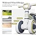 WinHope Baby Balance Bike for 1-3 Year Old Boys & Girls, Silent Wheels, with Colorful Lights & Music, Toddler Balance Bike for 12-36 Months Kids, Safe Ride-On Toy(Grey)