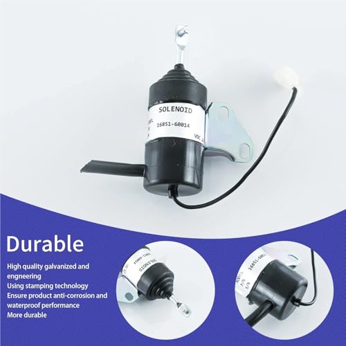 Solénoïde d'arrêt de carburant défectueux ? Changez pour ce modèle 12V - 4