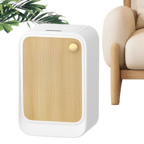 Papelera automática decorativa para oficina y dormitorio con sensor de residuos