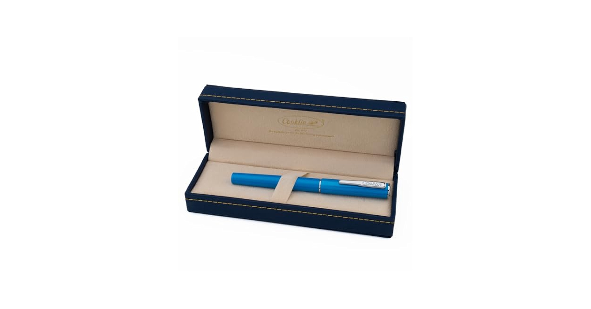 Amazon | Conklin Coronet 万年筆 - 細字ペン先 (ターコイズ