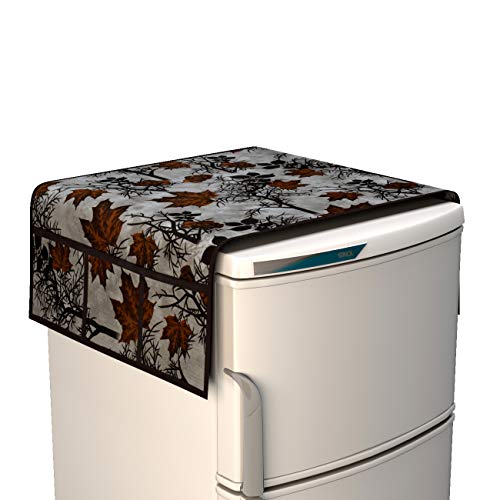 Image of Fridge Cover For Top (21 X 39 Inches) (Brown Branch)