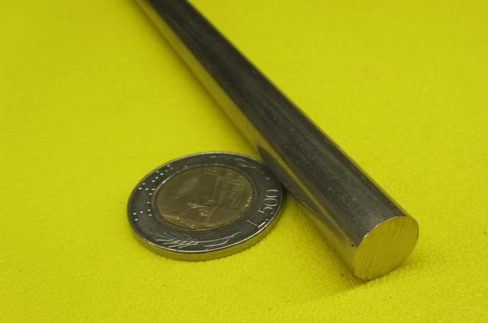 304 Stainless Steel Round Rod .4375" Diameter x 6 Foot Length 1 Piece