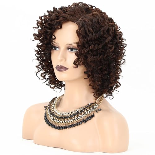 Xiufaxirusi Xiufaxirusi 7028 Short Curly Afro Wigs thumb #3