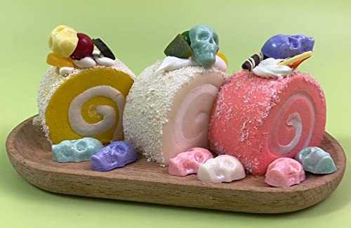 Gummy Skull Candy Molds,3-Pack 40 Cavity Silicone Skull Molds With 2 Droppers For Gummy,Candy,Jelly,Chocolate,Wax Melt,Dog Treats,Ice Cube #TOP2