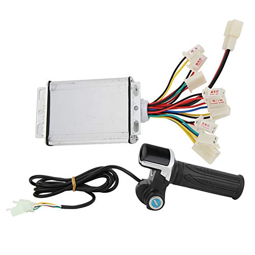 DC 36V 1000W E-Bike Brushed Motor Controller Kits with Thumb Throttle Grip Keys