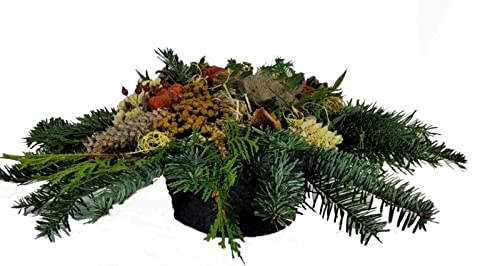 Totensonntag Allerheiligen - natürliche Grabschale Friedhof - Grabschmuck von Flora Trans