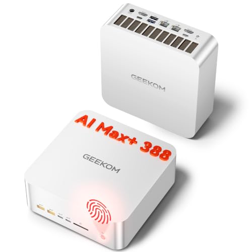 Image of GEEKOM A9 Mega New Mini PC,AMD Ryzen AI MAX+388(118TOPS)||LPDDR5X 64GB+1TB