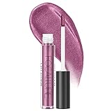 FOCALLURE Metallic Lip Gloss,Long Lasting Waterproof Liquid Lipstick,Highly Pigmented Not Stick Cup Lip Color,Diamond Shimmer Makeup for Women,CHILL MAUVE