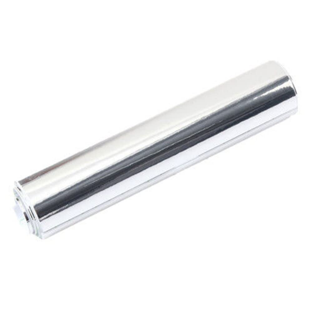 Film di vinile di fibra di carbonio autoadesivo, Pellicola vinilica for auto in metallo argento spazzolato 152x10-30 cm(152x20cm)