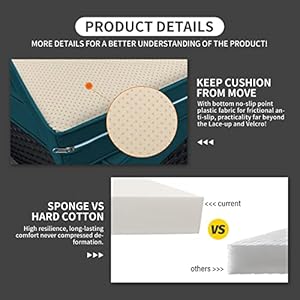 Rattaner Patio Furniture Set 5 Pieces Outdoor Furniture Sets Patio Couch Outdoor Chairs Coffee Table Peacock Blue Anti Slip Cushions and Waterproof Covers